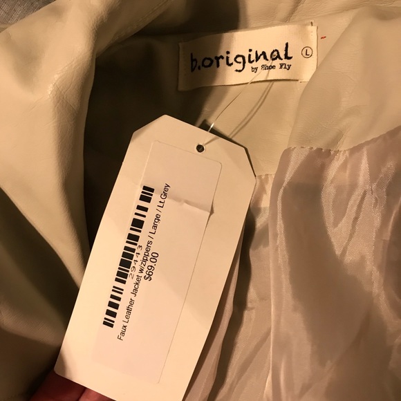 Faux leather jacket - Picture 2 of 2